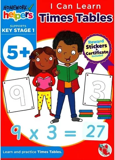 Coperta cărții Homework Helper 5+ I Can Learn Times Tables