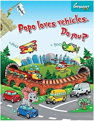 Coperta cărții Popo Loves Vehicles. Do You?