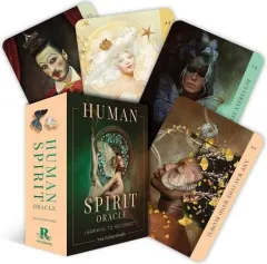Coperta cărții Human Spirit Oracle: Learning to Reconnect (44 Gilded Cards with 128 Full-Color Guidebook)