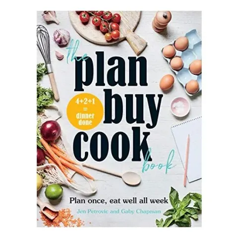 Coperta cărții The Plan Buy Cook Book