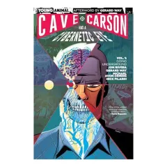 Coperta cărții Cave Carson has a cybernetic eye, Jon Rivera