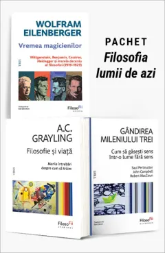Coperta cărții Pachet Filosofia lumii de azi. Vremea magicienilor/Filosofie și viață/Gândirea mileniului trei - Wolfram Eilenberger