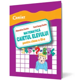 Coperta cărții Matematică. Caietul elevului pentru clasa a III-a
