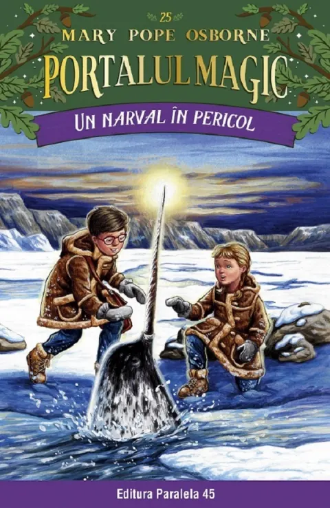 Coperta cărții Un narval in pericol. Portalul magic nr. 25
