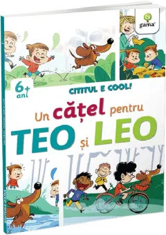 Coperta cărții Cititul e cool. Un catel pentru Teo si Leo