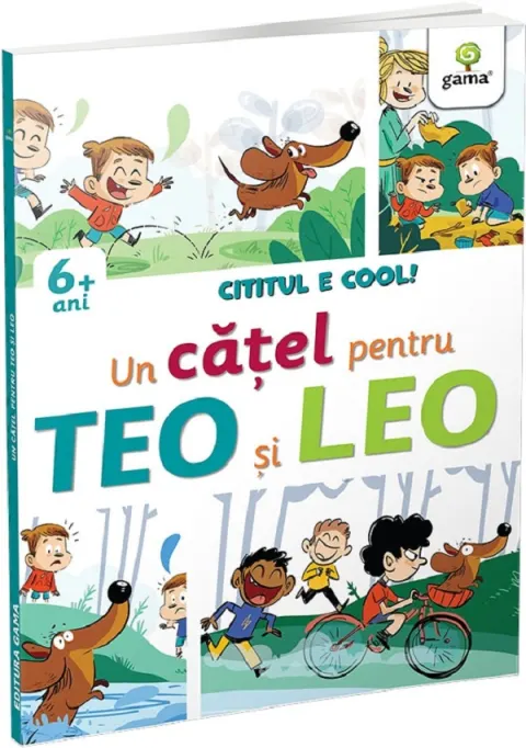 Coperta cărții Cititul e cool. Un catel pentru Teo si Leo