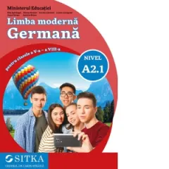 Coperta cărții Limba moderna germana pentru clasele a V-a - a VIII-a, nivel A2.1