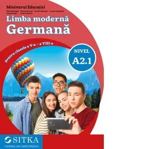 Coperta cărții Limba moderna germana pentru clasele a V-a - a VIII-a, nivel A2.1