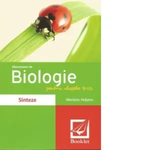Coperta cărții Memorator de biologie pentru clasele 9-10