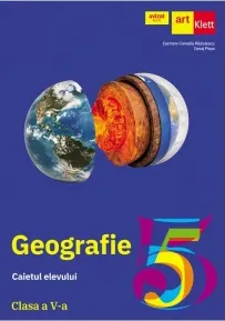 Coperta cărții Geografie. Caietul elevului. Clasa a V-a