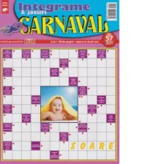 Coperta cărții Integrame si jocuri Carnaval, Nr. 57/2021