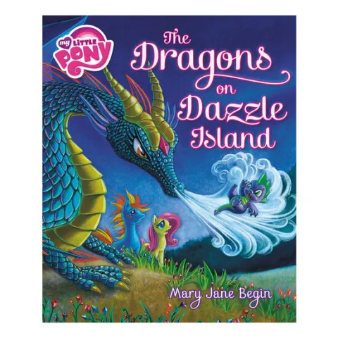 Coperta cărții The dragons on Dazzle Island
