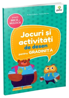 Coperta cărții Jocuri si activitati de desen grupele mica si mijlocie