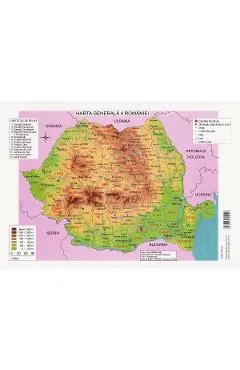 Coperta cărții Plansa. Harta generala a Romaniei