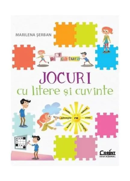 Coperta cărții Jocuri cu litere și cuvinte