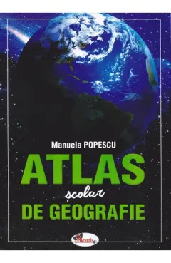 Coperta cărții Atlas scolar de geografie