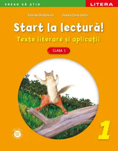 Coperta cărții Start la lectură. Texte literare și aplicații. Clasa I