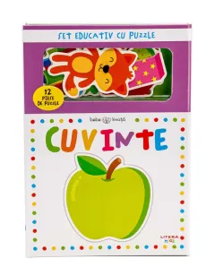Coperta cărții Bebe învață. Cuvinte. Set educativ cu puzzle