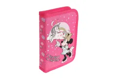 Coperta cărții Penar 1 fermoar & 2 flaps, 19.5x13x3.5 cm, 32 piese, echipat Minnie