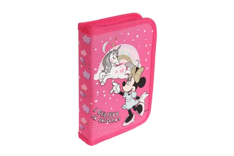 Coperta cărții Penar 1 fermoar & 2 flaps, 19.5x13x3.5 cm, 32 piese, echipat Minnie