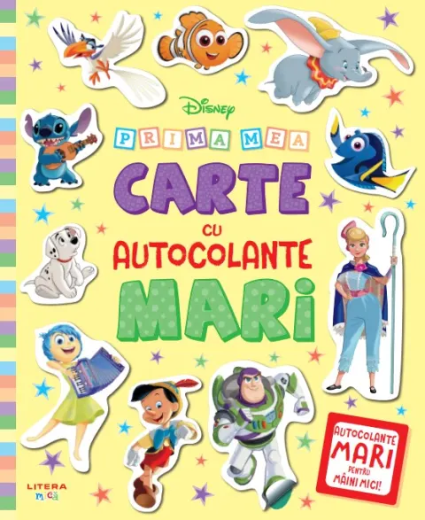 Coperta cărții Disney. Prima mea carte cu autocolante mari