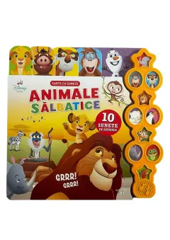 Coperta cărții Disney Bebe. Animale sălbatice. Carte cu sunete
