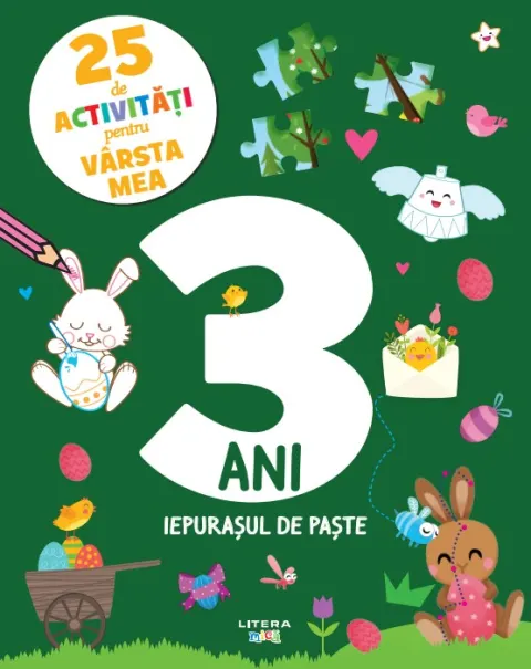 Coperta cărții 25 de activitati pentru varsta mea. 3 ani. Iepurasul de Paste