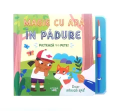 Coperta cărții Magie cu apa. In padure. Picteaza fara pete!