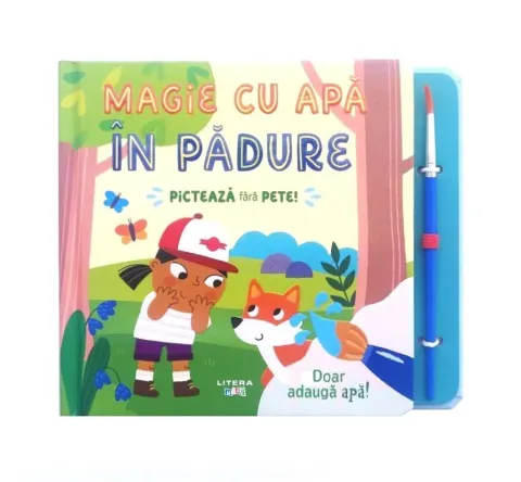 Coperta cărții Magie cu apa. In padure. Picteaza fara pete!