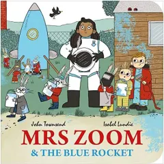 Coperta cărții Mrs Zoom and the Blue Rocket