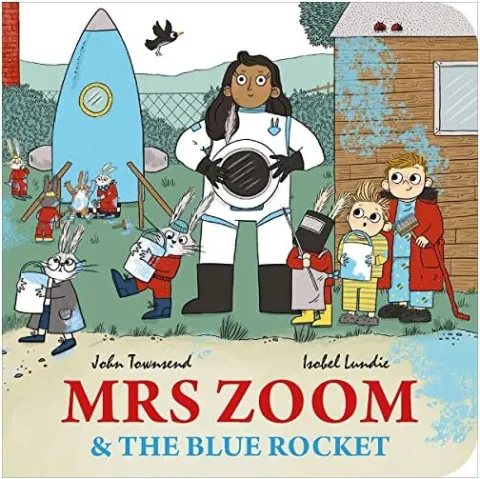 Coperta cărții Mrs Zoom and the Blue Rocket