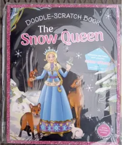 Coperta cărții The Snow Queen, Doodle-Scratch Book