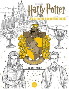 Coperta cărții Harry Potter: Hufflepuff House Pride – The Official Colouring Book