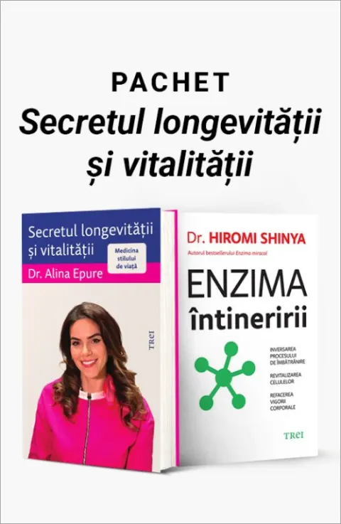 Coperta cărții Pachet Secretul longevității și vitalității. Secretul longevității si vitalitații/Enzima întineririi - Alina Epure