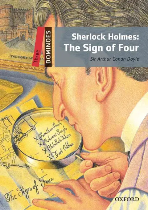 Coperta cărții Dominoes 3 NE Sherlock Holmes: The Sign of Four