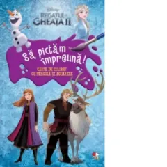 Coperta cărții Regatul de gheata 2. Sa pictam impreuna!