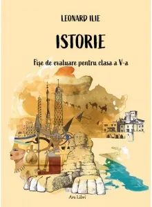 Coperta cărții Istorie. Fise de evaluare pentru clasa a V-a