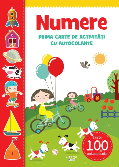 Coperta cărții Numere. Prima carte de activitati cu autocolante