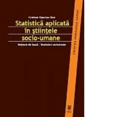 Coperta cărții Statistica aplicata in stiintele socio-umane