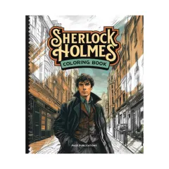 Coperta cărții Sherlock Holmes Coloring Book