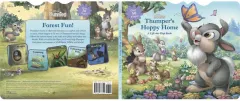 Coperta cărții Thumper's hoppy home: a lift-the-flap book