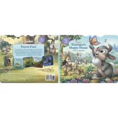 Coperta cărții Thumper's hoppy home: a lift-the-flap book