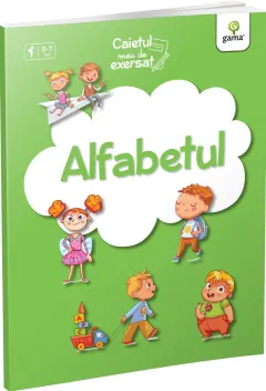 Coperta cărții Alfabetul. Caietul meu de exersat
