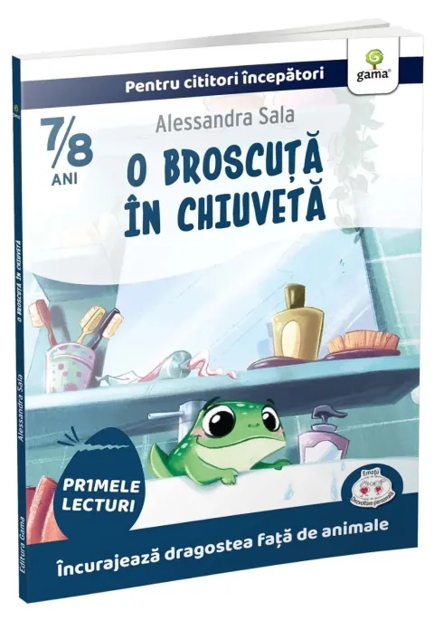 Coperta cărții O broscuță în chiuvetă