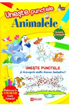 Coperta cărții Uneste punctele - Animalele