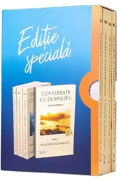Coperta cărții Pachet: Conversatii cu Dumnezeu. Volumele I-IV in cutie