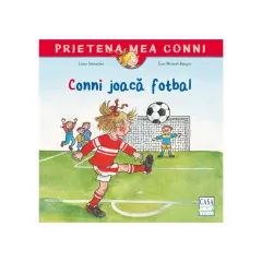 Coperta cărții Conni joacă fotbal