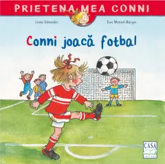 Coperta cărții Conni joacă fotbal