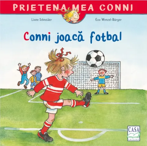 Coperta cărții Conni joacă fotbal