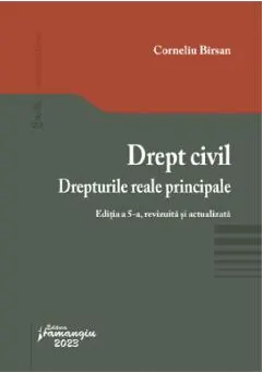 Coperta cărții Drept civil. Drepturile reale principale Ed.5